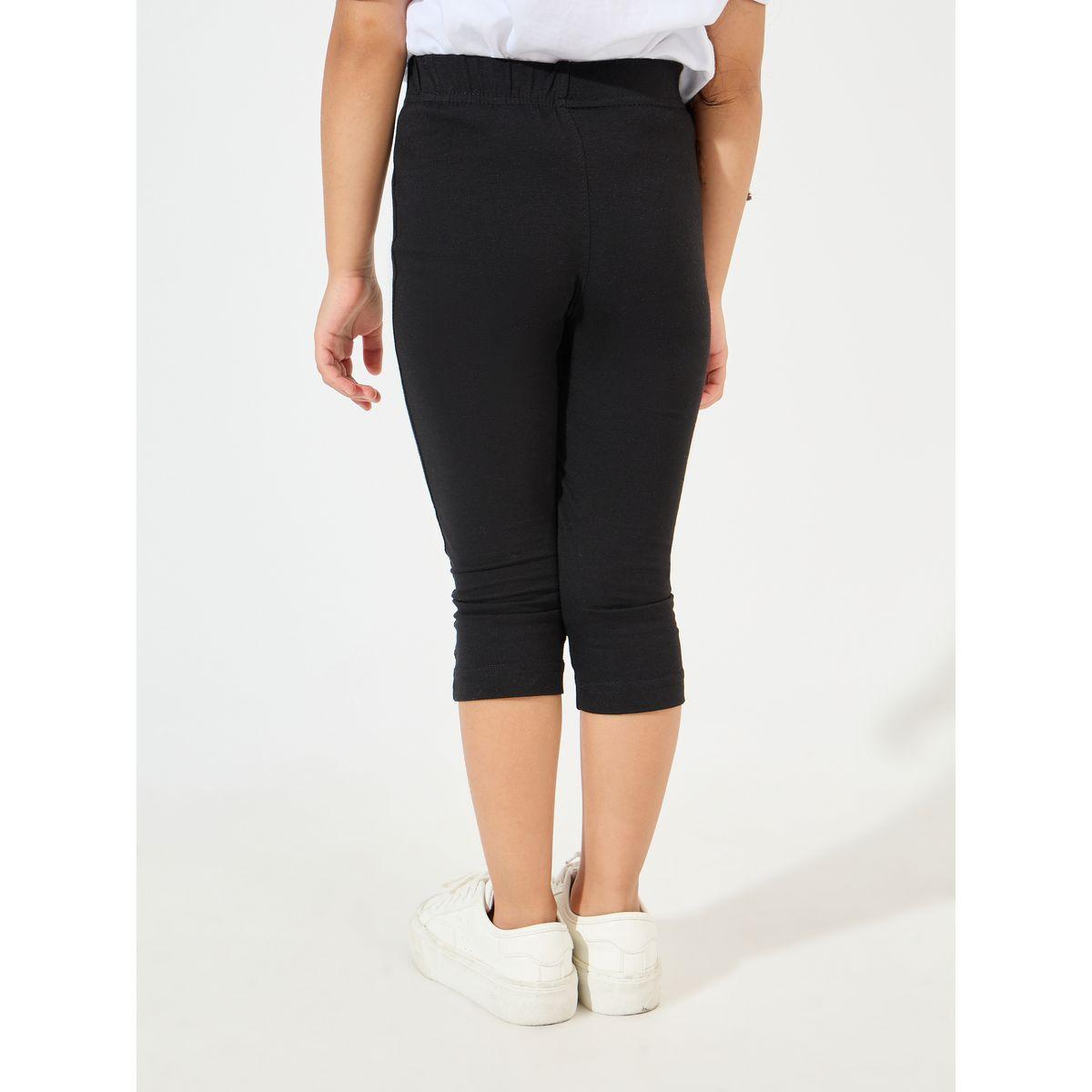 Styli Basic Capri Length Leggings-girls-clothing-bottoms-leggings-image-4