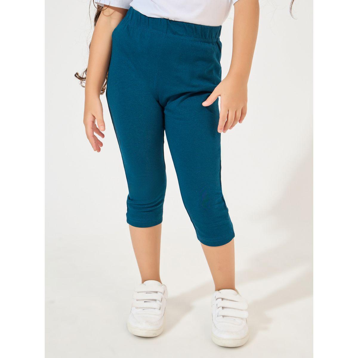 Styli Basic Capri Length Leggings-girls-clothing-bottoms-leggings-image-1