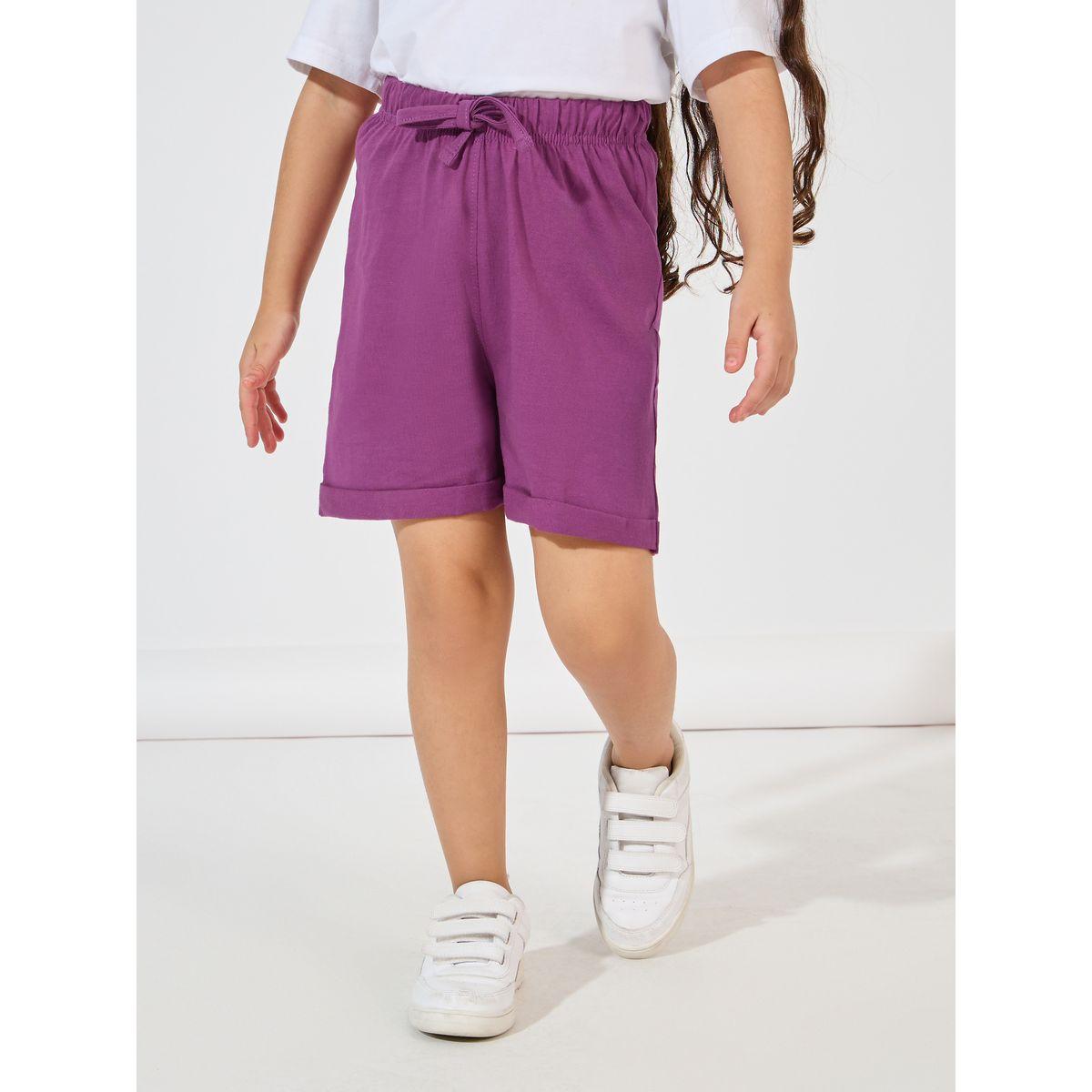 شورت بحافة مطوية-girls-clothing-bottoms-shorts-image-4