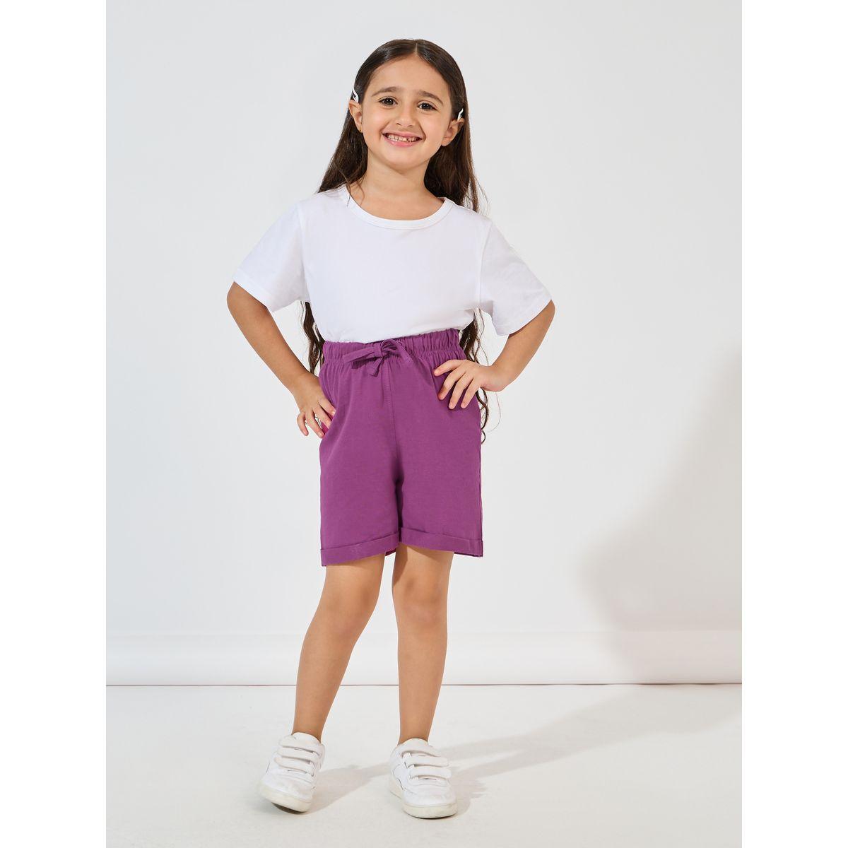 شورت بحافة مطوية-girls-clothing-bottoms-shorts-image-3