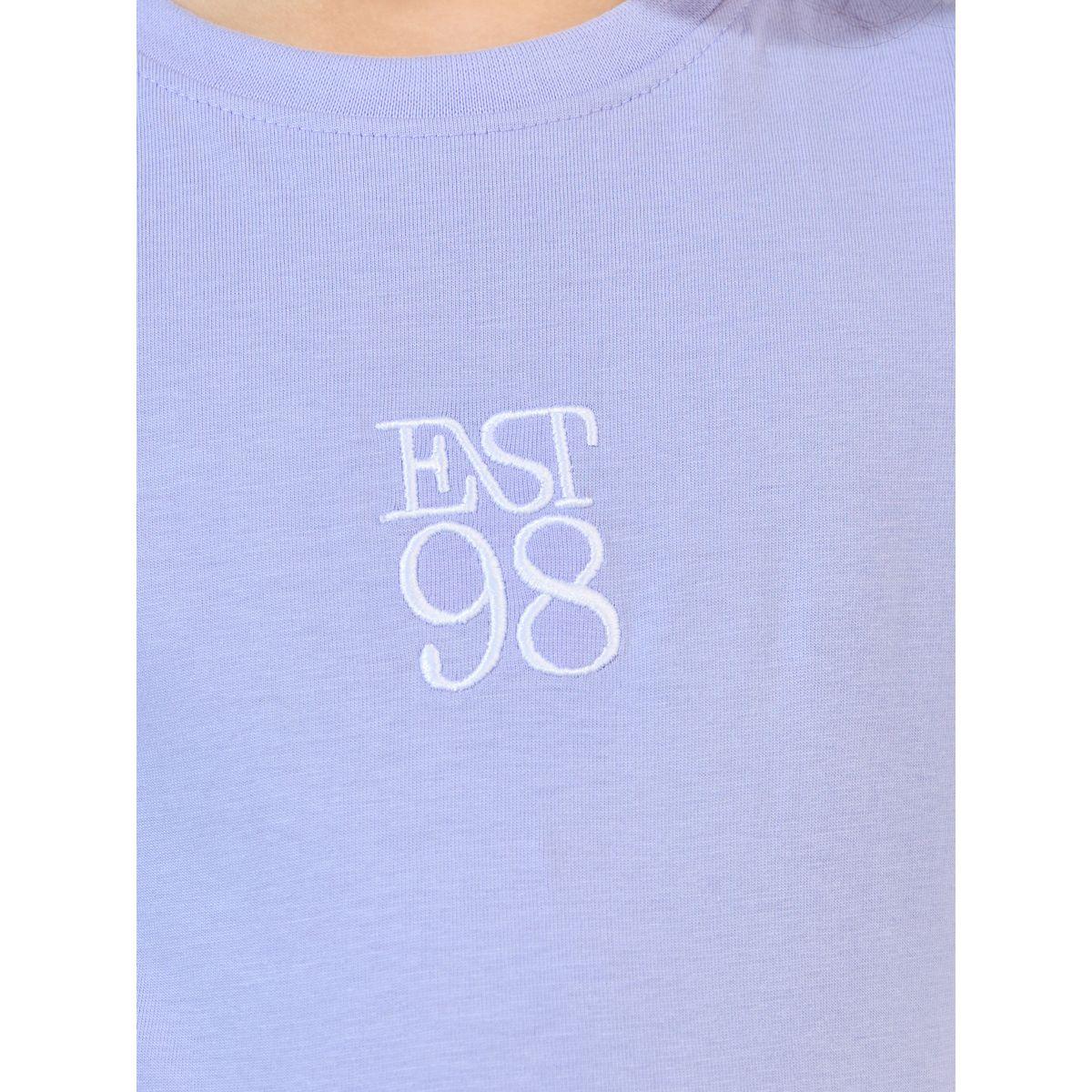 Styli Embroidered Detail Round Neck T-Shirt-girls-clothing-tshirts-image-3