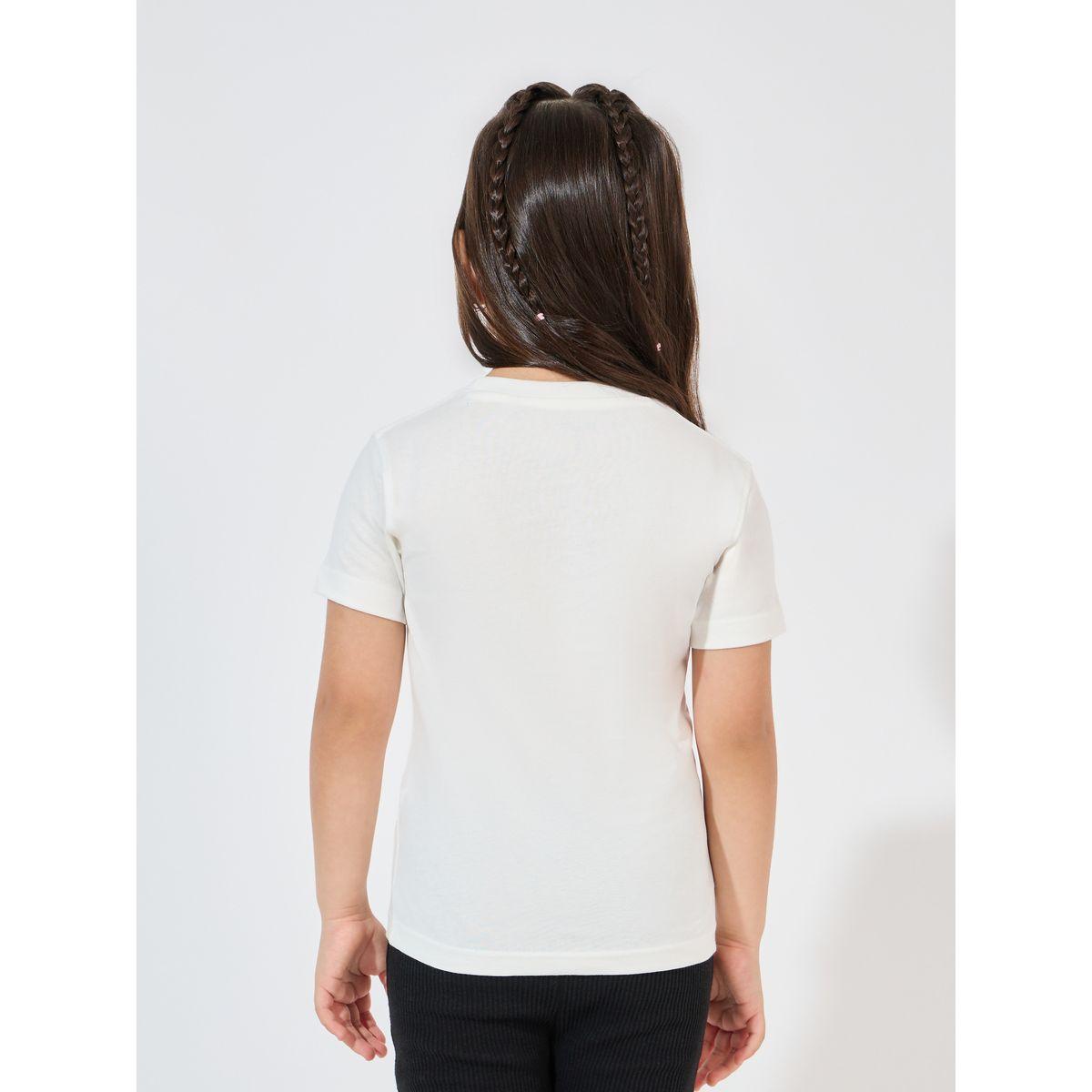 Styli Embroidered Detail Round Neck T-Shirt-girls-clothing-tshirts-image-4