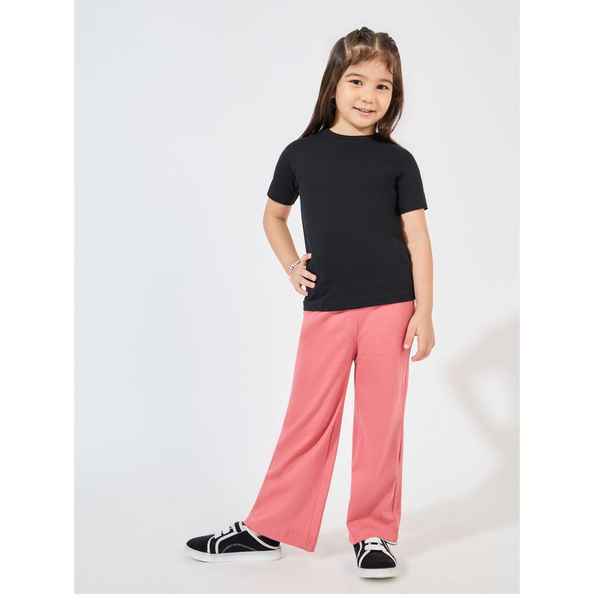 Styli Basic Fitted Round Neck T-Shirt-girls-clothing-tshirts-image-2