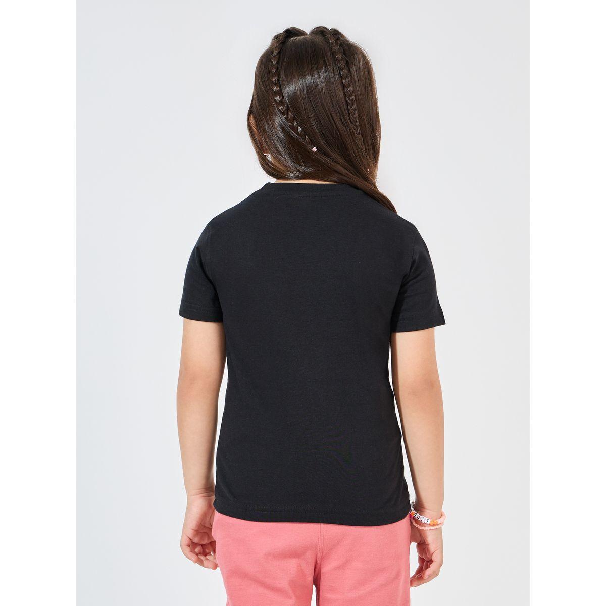 Styli Basic Fitted Round Neck T-Shirt-girls-clothing-tshirts-image-4
