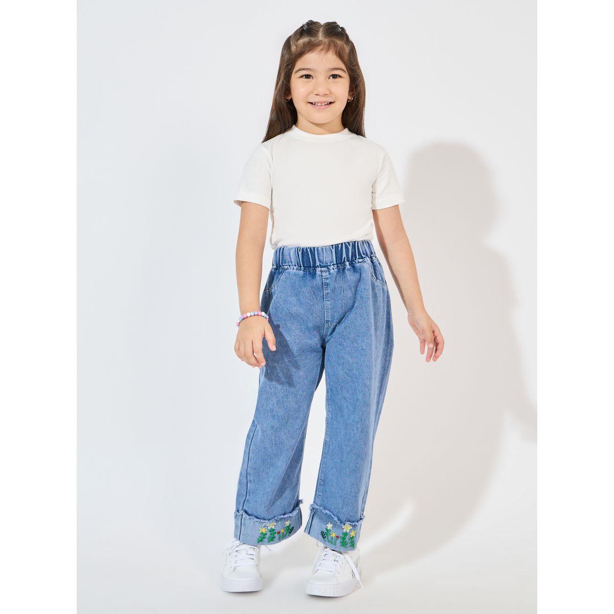 Styli Basic Fitted Round Neck T-Shirt-girls-clothing-tshirts-image-2