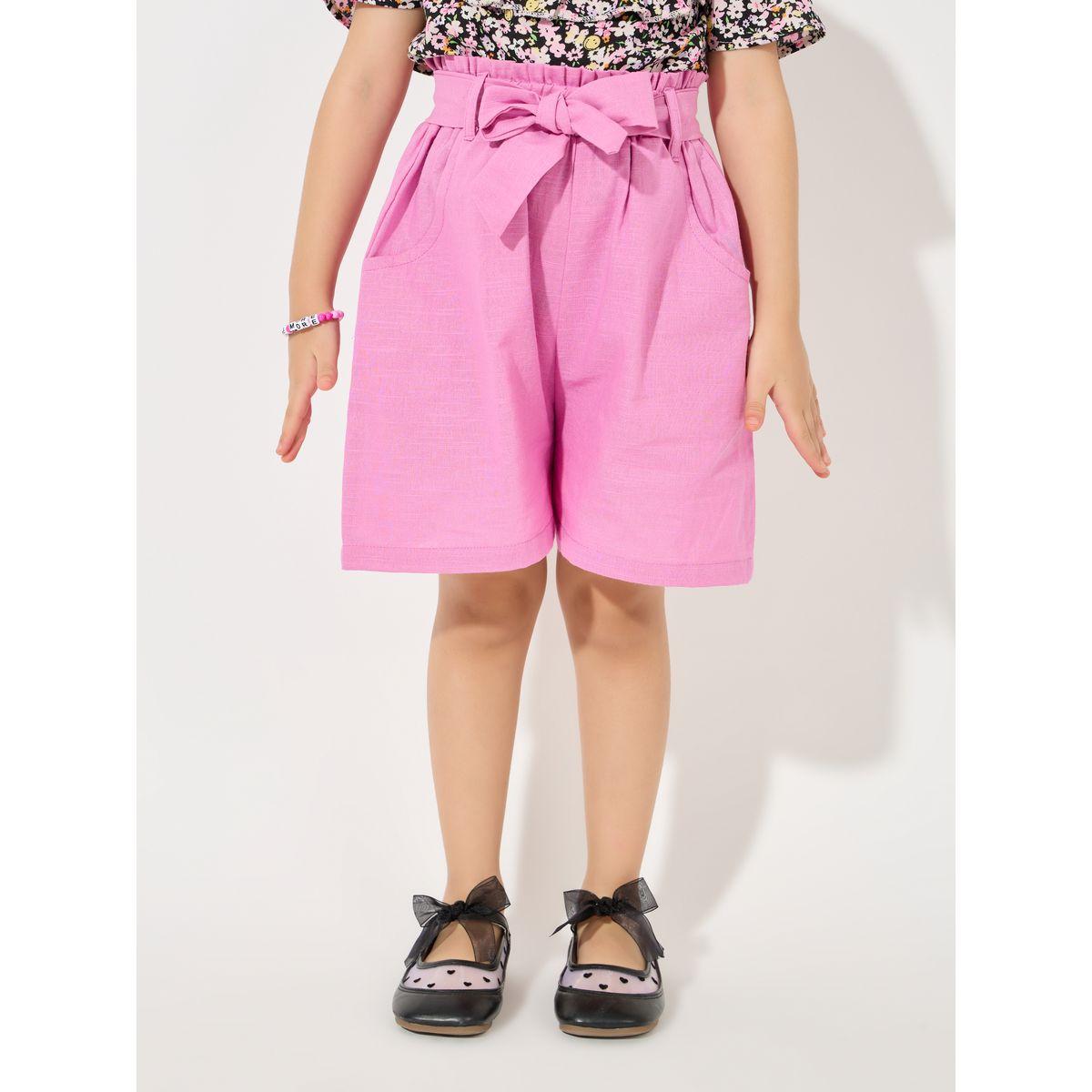 Styli Floral Print Ruffle Top & Shorts Set-girls-clothing-setsandcoords-image-3