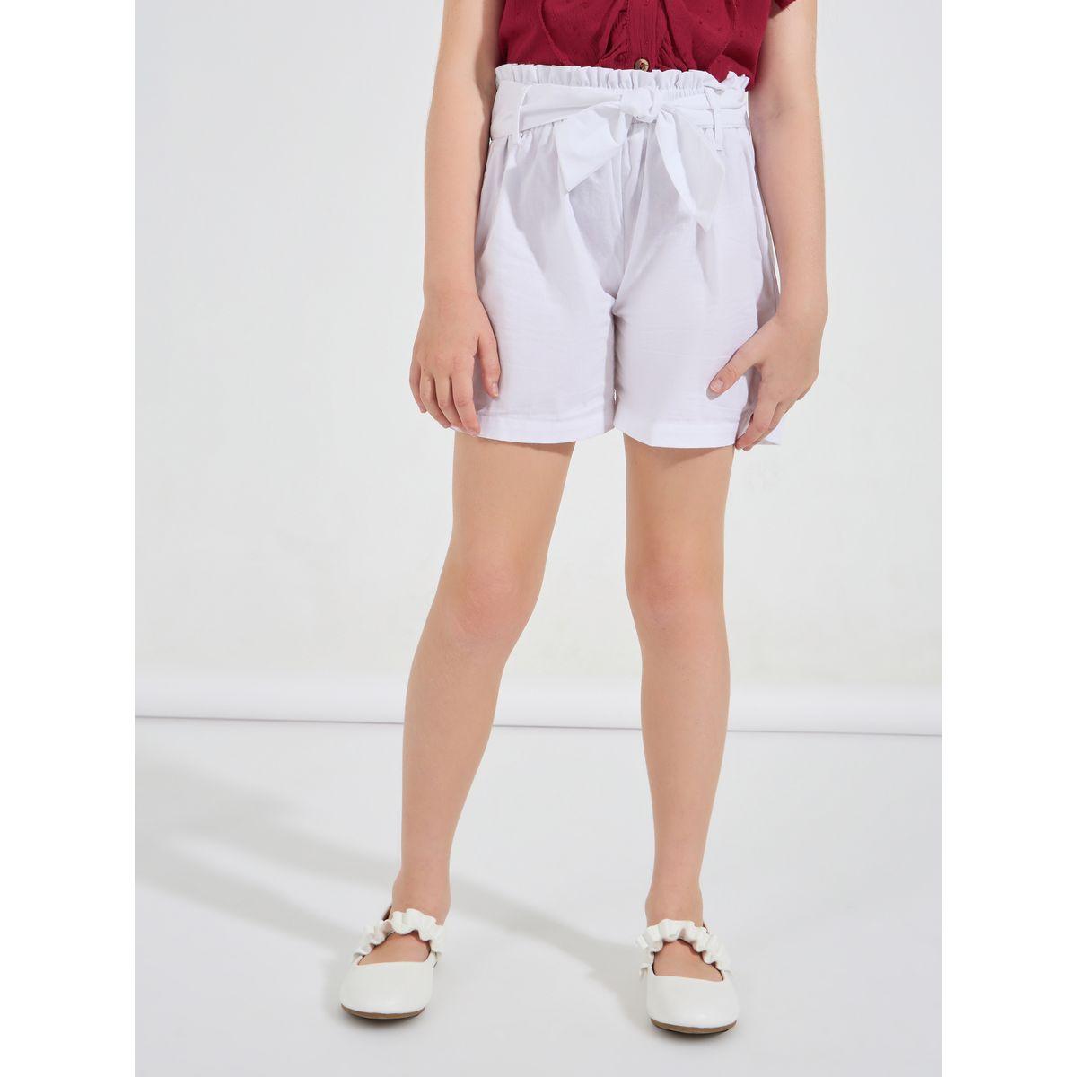 Styli Solid Ruffle Top & Shorts Set-girls-clothing-setsandcoords-image-4