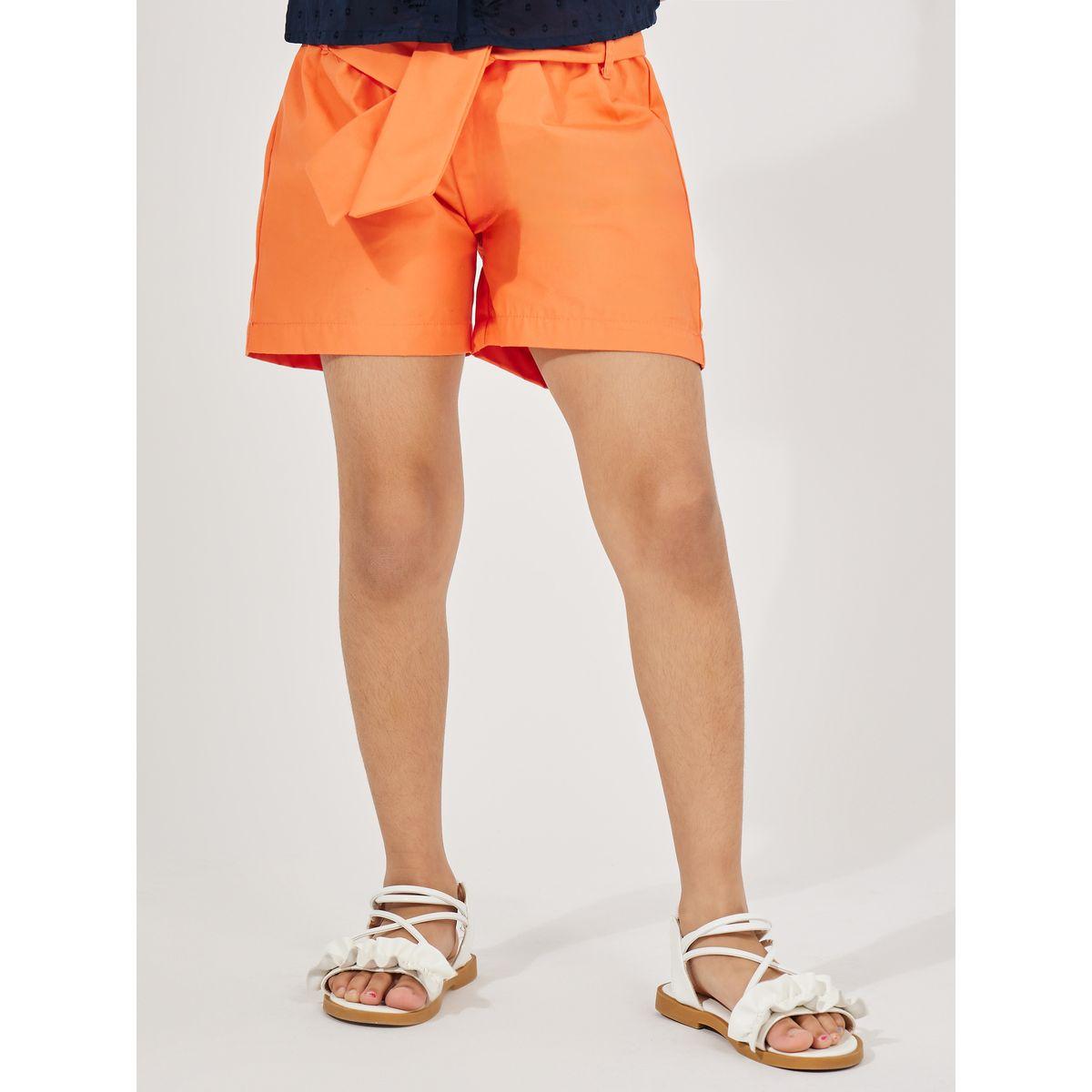 Styli Dobby Ruffled Top & Shorts Set-girls-clothing-setsandcoords-image-5