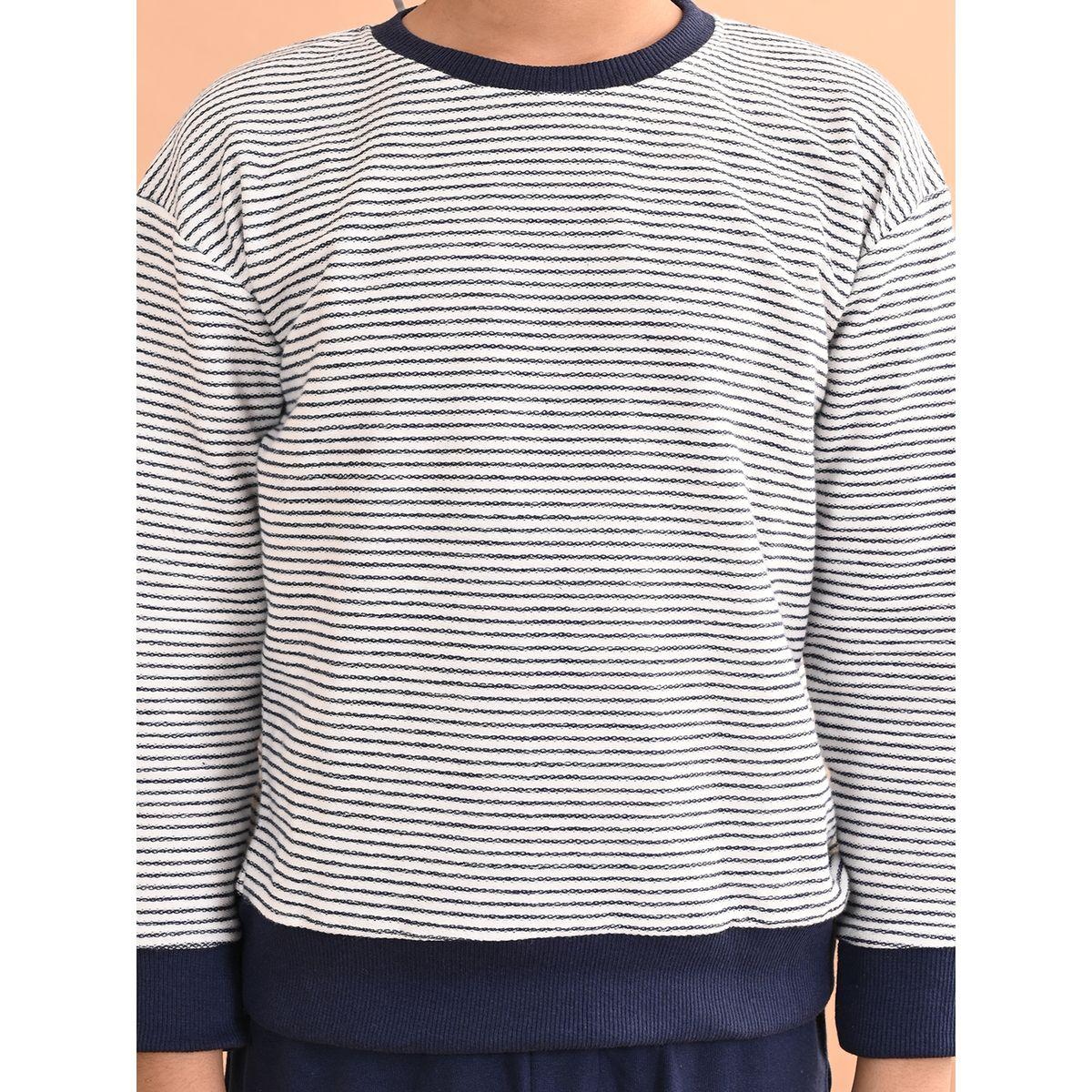 مجموعة من جوغر مع سويت شيرت مخطط ليل بيكس × ستايلي-boys-clothing-setsandcoords-image-2