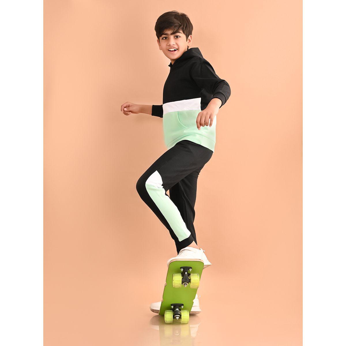 LilPicks X Styli  Color Block Hoodie & Joggers Set-boys-clothing-setsandcoords-image-2