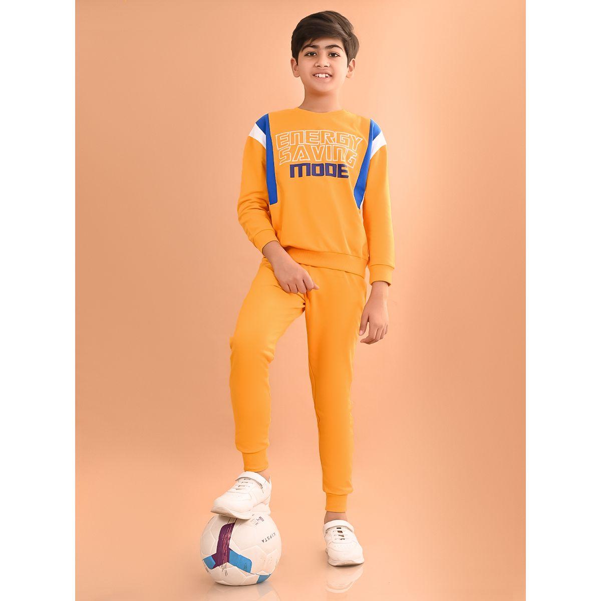 مجموعة من جوغر مع سويت شيرت بطبعة جرافيك ليل بيكس × ستايلي-boys-clothing-setsandcoords-image-2