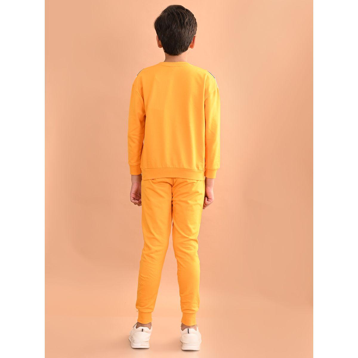 LilPicks X Styli  Graphic Print Sweatshirt & Joggers Set-boys-clothing-setsandcoords-image-5