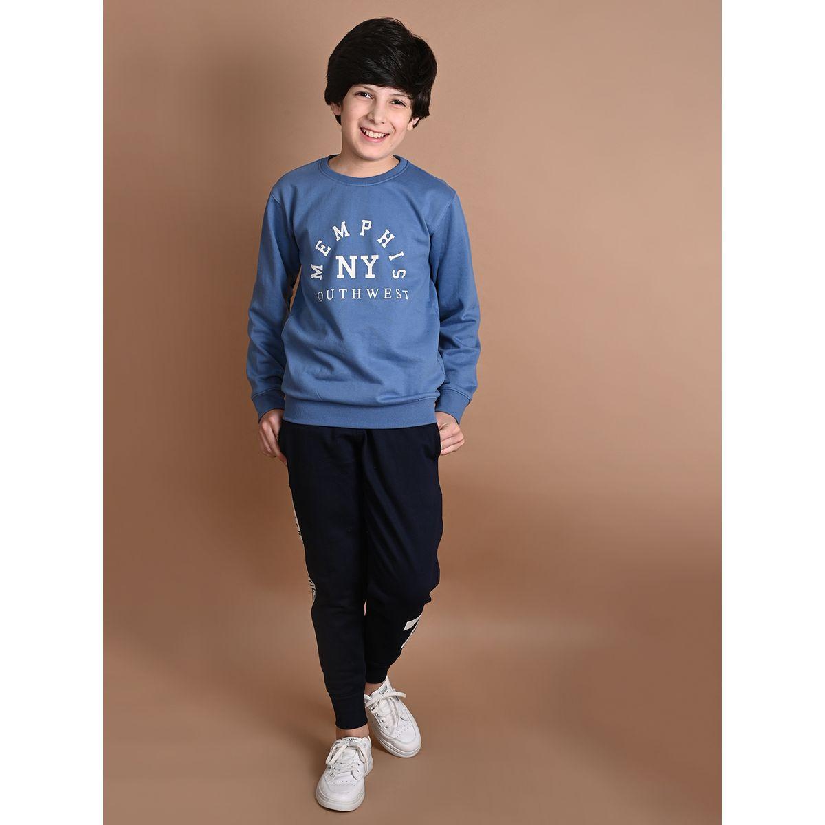جوغر بطبعة رقم مع رباط خصر ليل بيكس × ستايلي-boys-clothing-bottoms-joggersandtrackpants-image-6