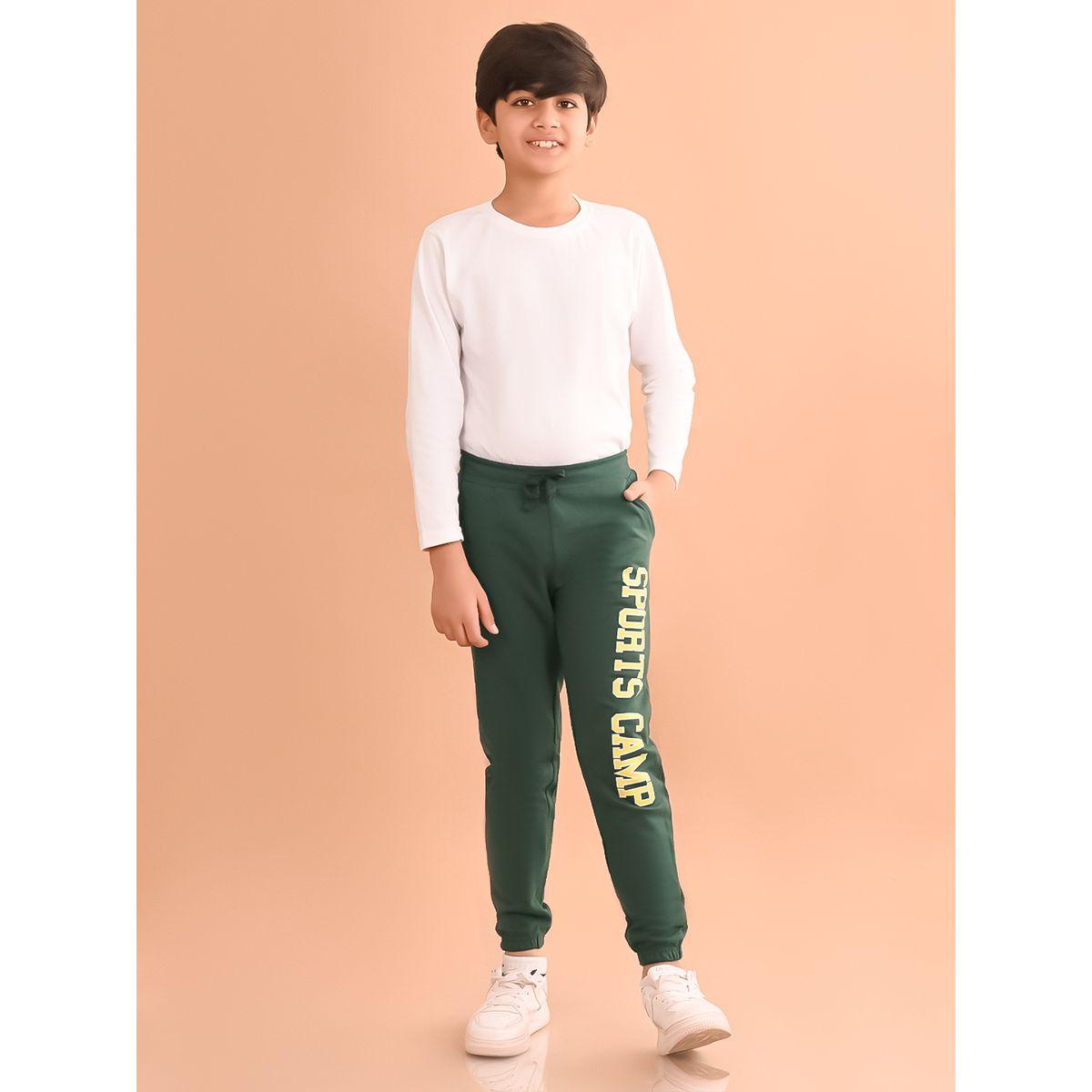 LilPicks X Styli  Slogan Print Ankle Length Joggers-boys-clothing-bottoms-joggersandtrackpants-image-1