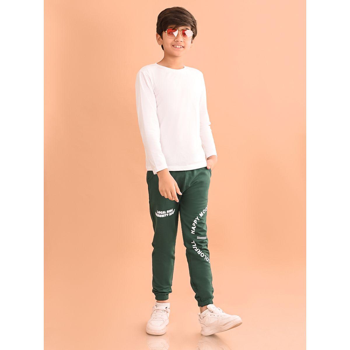 جوغربطول الكاحل وطبعة كتابة ليل بيكس × ستايلي-boys-clothing-bottoms-joggersandtrackpants-image-1