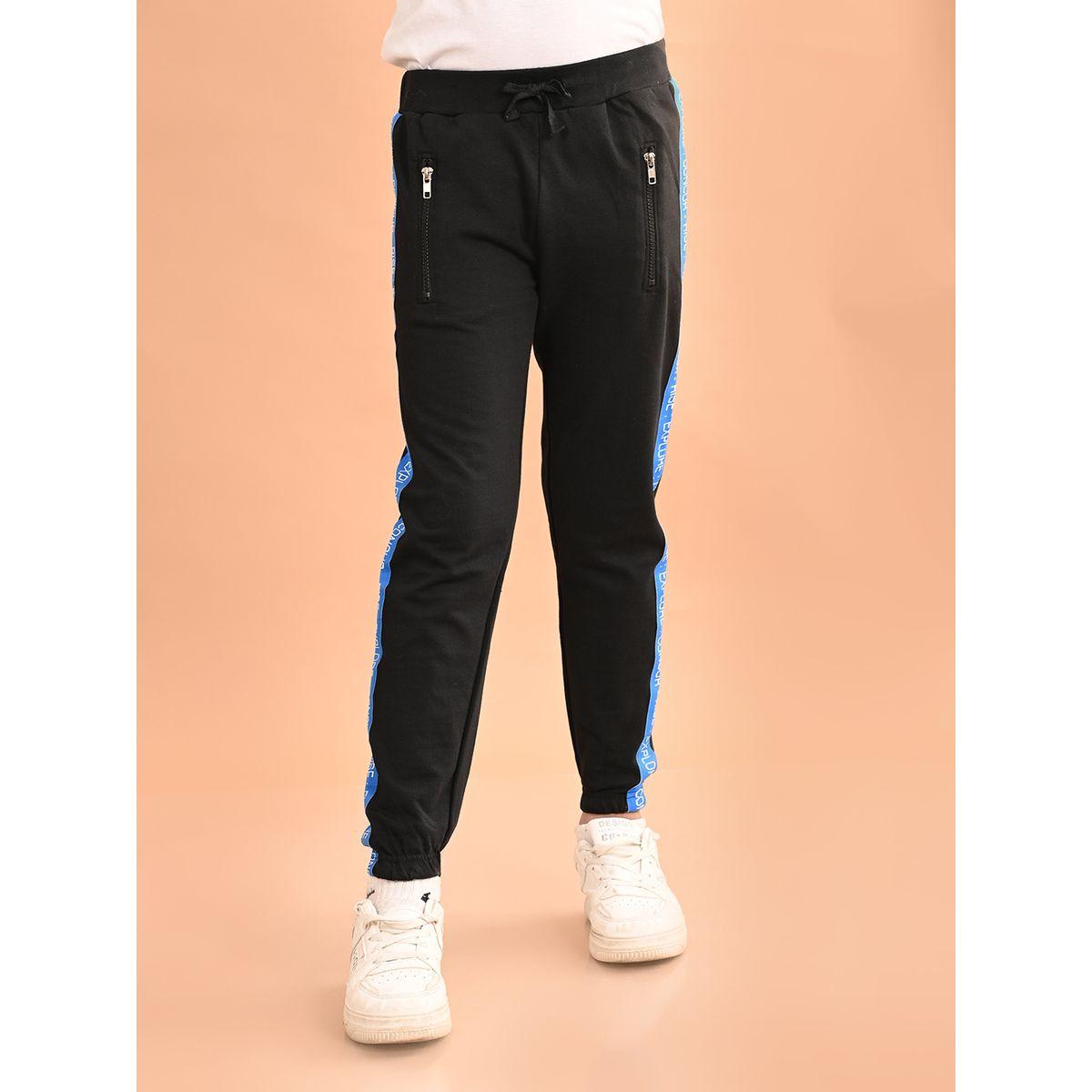 LilPicks X Styli  Printed Side Taping Detail Joggers-boys-clothing-bottoms-joggersandtrackpants-image-2