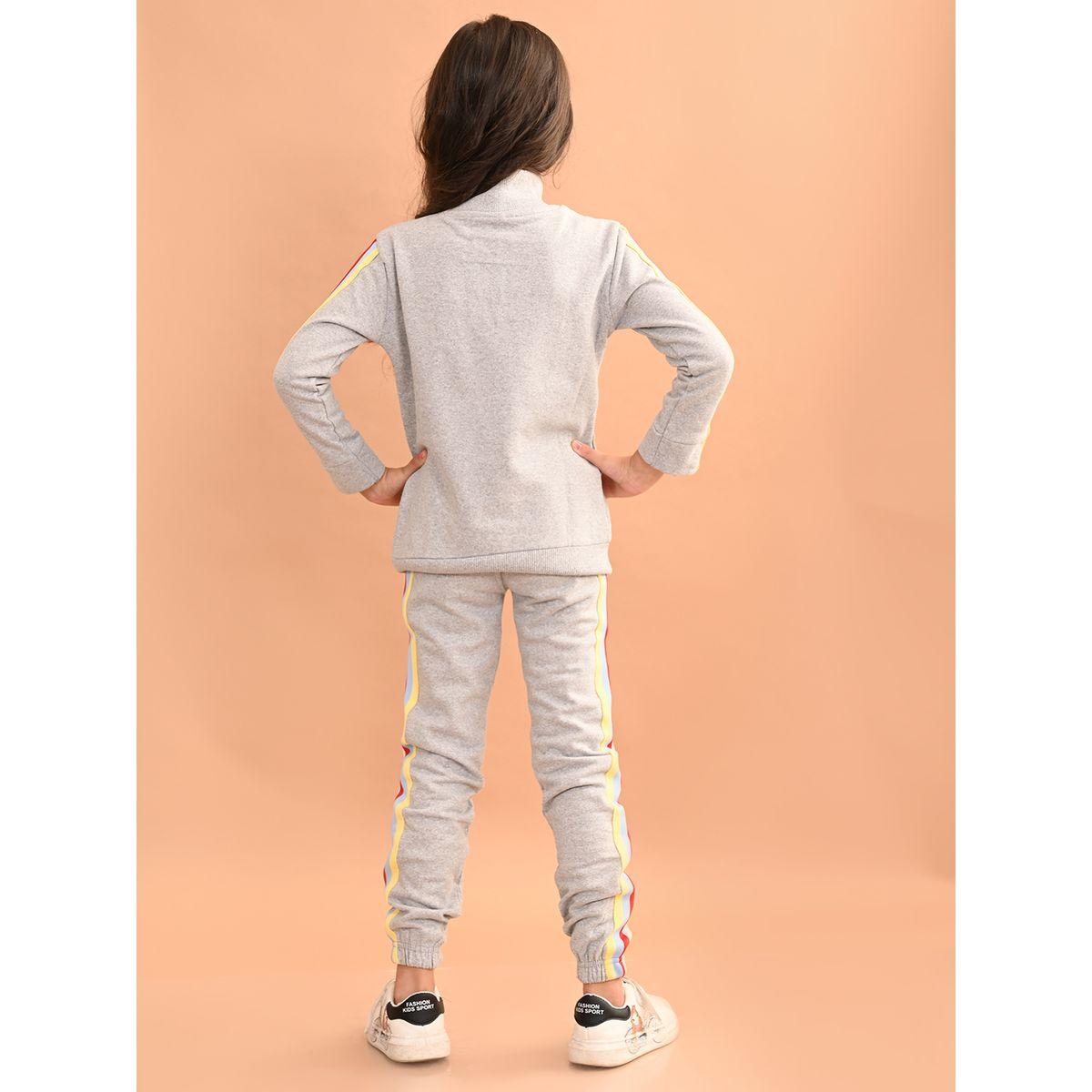 LilPicks X Styli  Striped Taping Detail Sweatshirt & Joggers Set-girls-clothing-setsandcoords-image-5