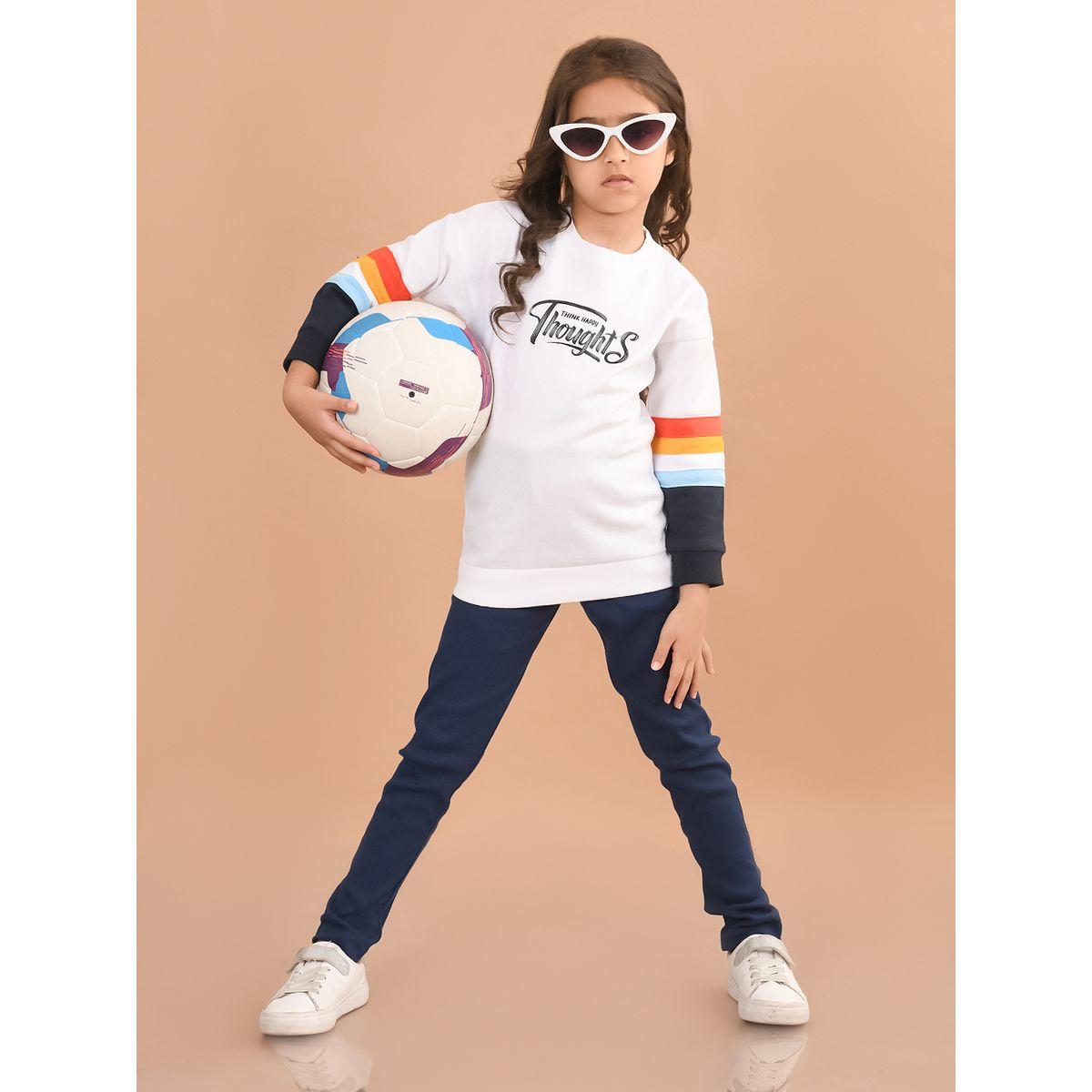 مجموعة من جوغر مع بلوزة بتصميم توفر ليل بيكس × ستايلي-girls-clothing-setsandcoords-image-1