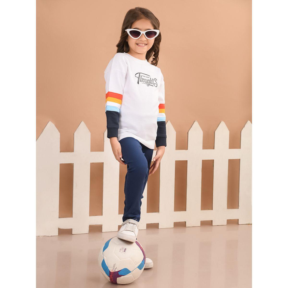 مجموعة من جوغر مع بلوزة بتصميم توفر ليل بيكس × ستايلي-girls-clothing-setsandcoords-image-5
