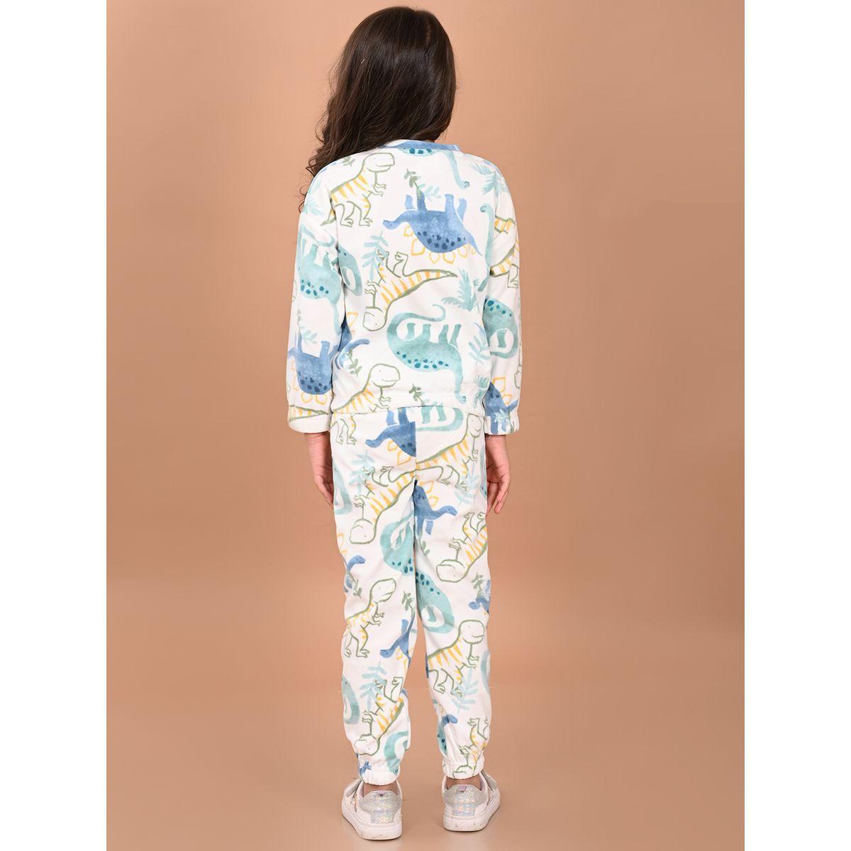 LilPicks X Styli  Dinosaur Print Sweatshirt & Joggers Set-girls-clothing-setsandcoords-image-4