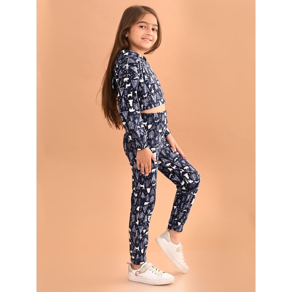 LilPicks X Styli  All Over Print Hooded Top & Joggers Set-girls-clothing-setsandcoords-image-3