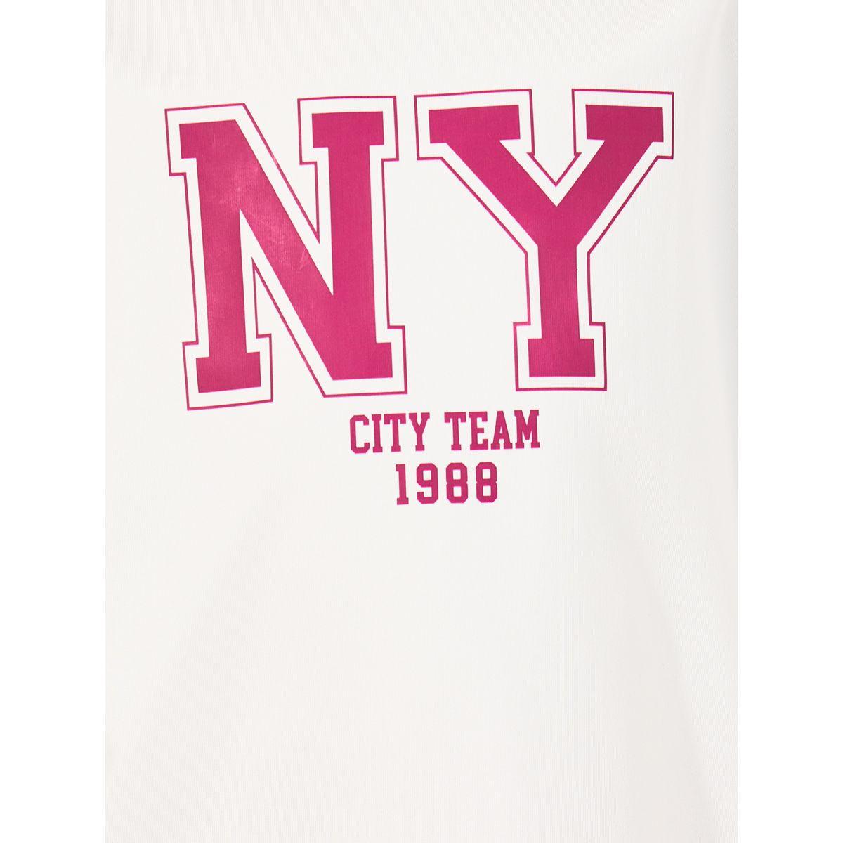 Styli Elevate Oversized Logo Print T-Shirt & Flared Joggers Co-Ords Set-girls-clothing-setsandcoords-image-3