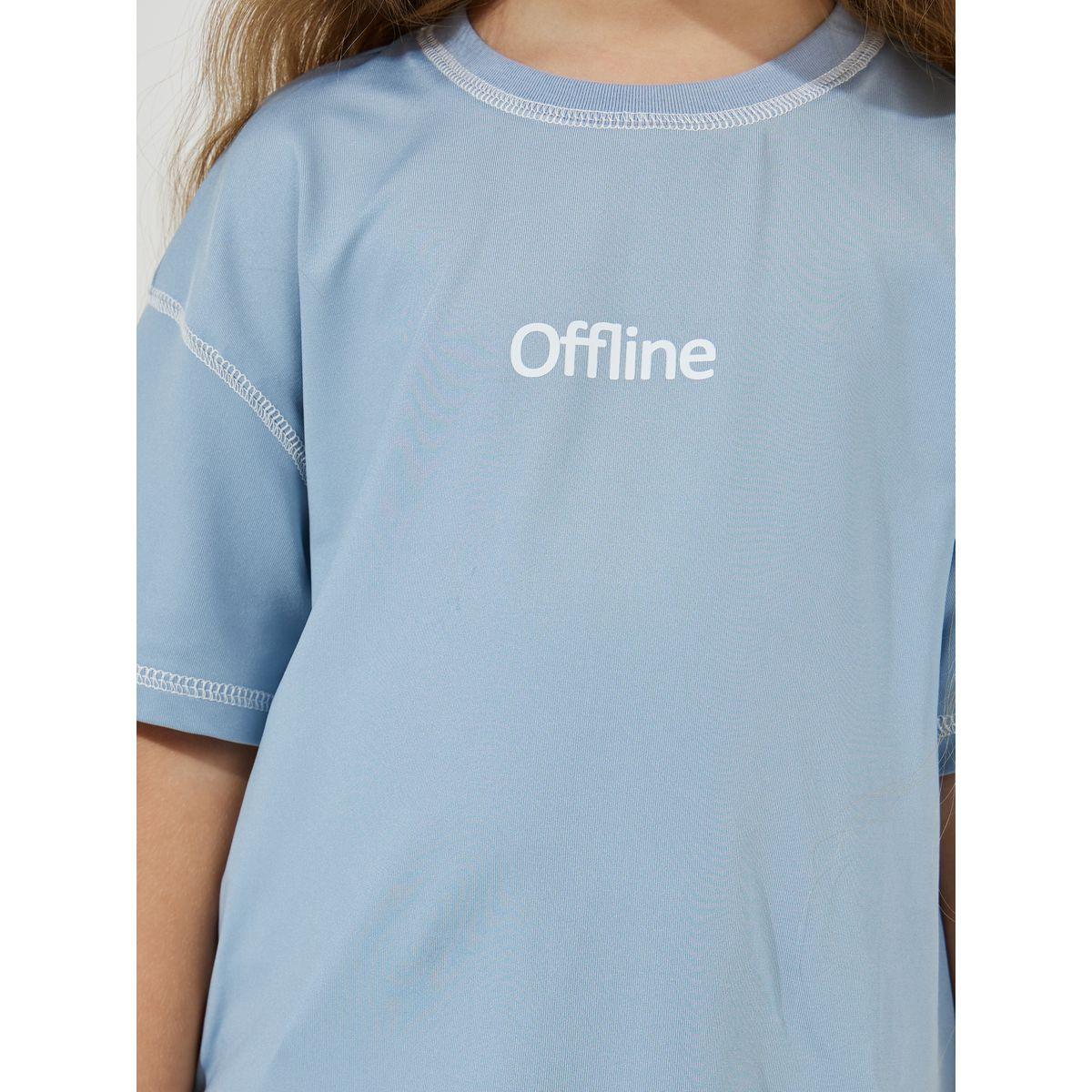 Styli Elevate Contrast Stitch Detail Oversized T-Shirt-girls-clothing-tshirts-image-3
