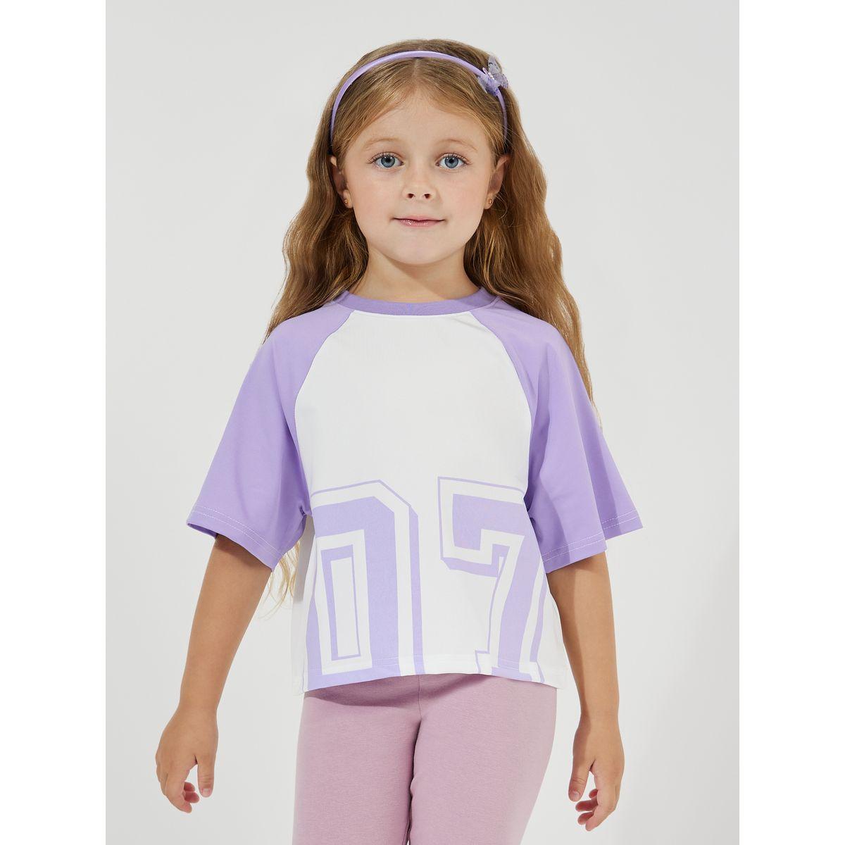 Styli Elevate Color Block Raglan Sleeves Oversized Crop T-Shirt-girls-clothing-tshirts-image-1