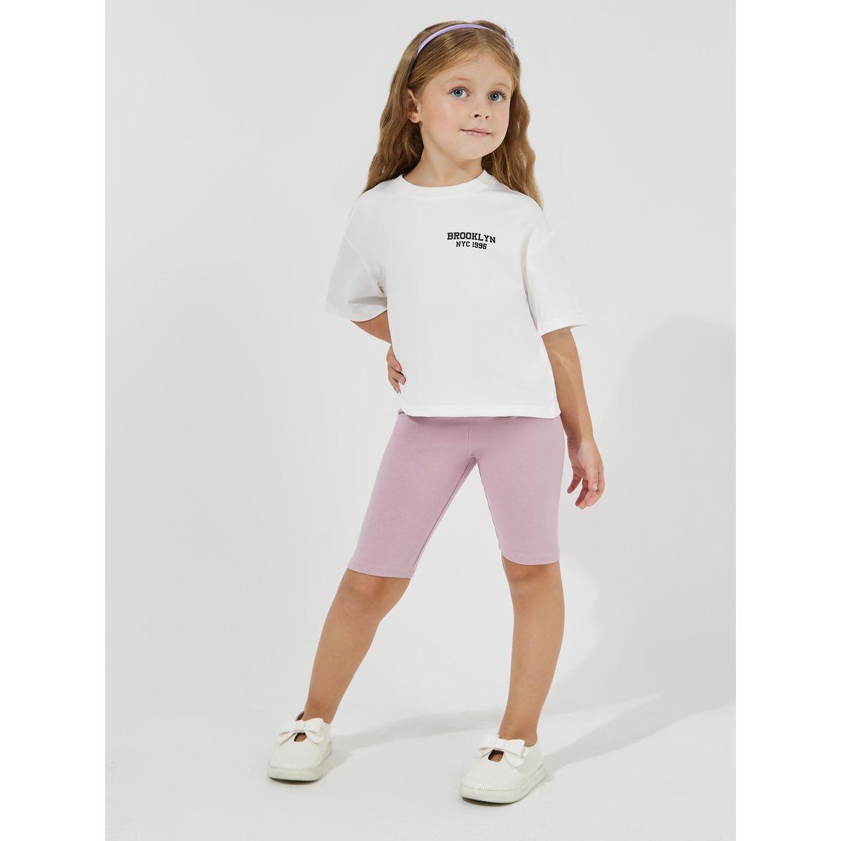 تيشيرت بوكسي قصير بطبعة بروكلين-girls-clothing-tshirts-image-3