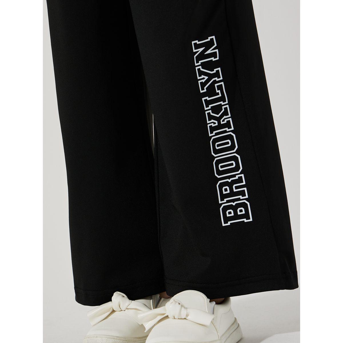 Styli Elevate Slogan Print Wide Leg Joggers-girls-clothing-bottoms-joggersandtrackpants-image-3