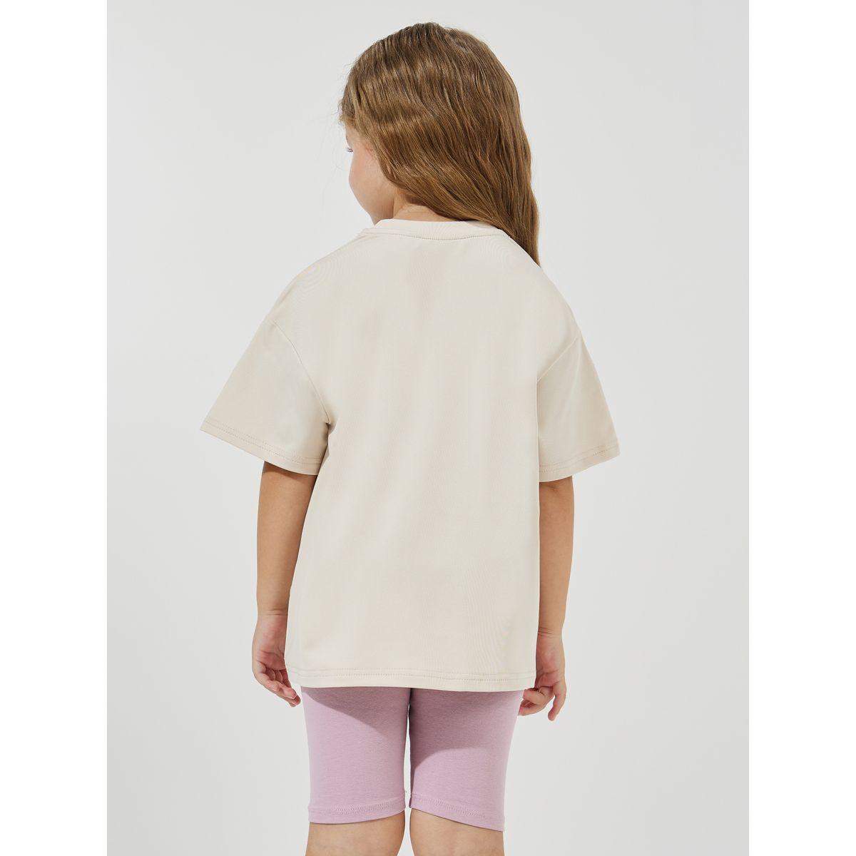 تيشيرت فضفاض بتفاصيل مُطرّزة-girls-clothing-tshirts-image-4