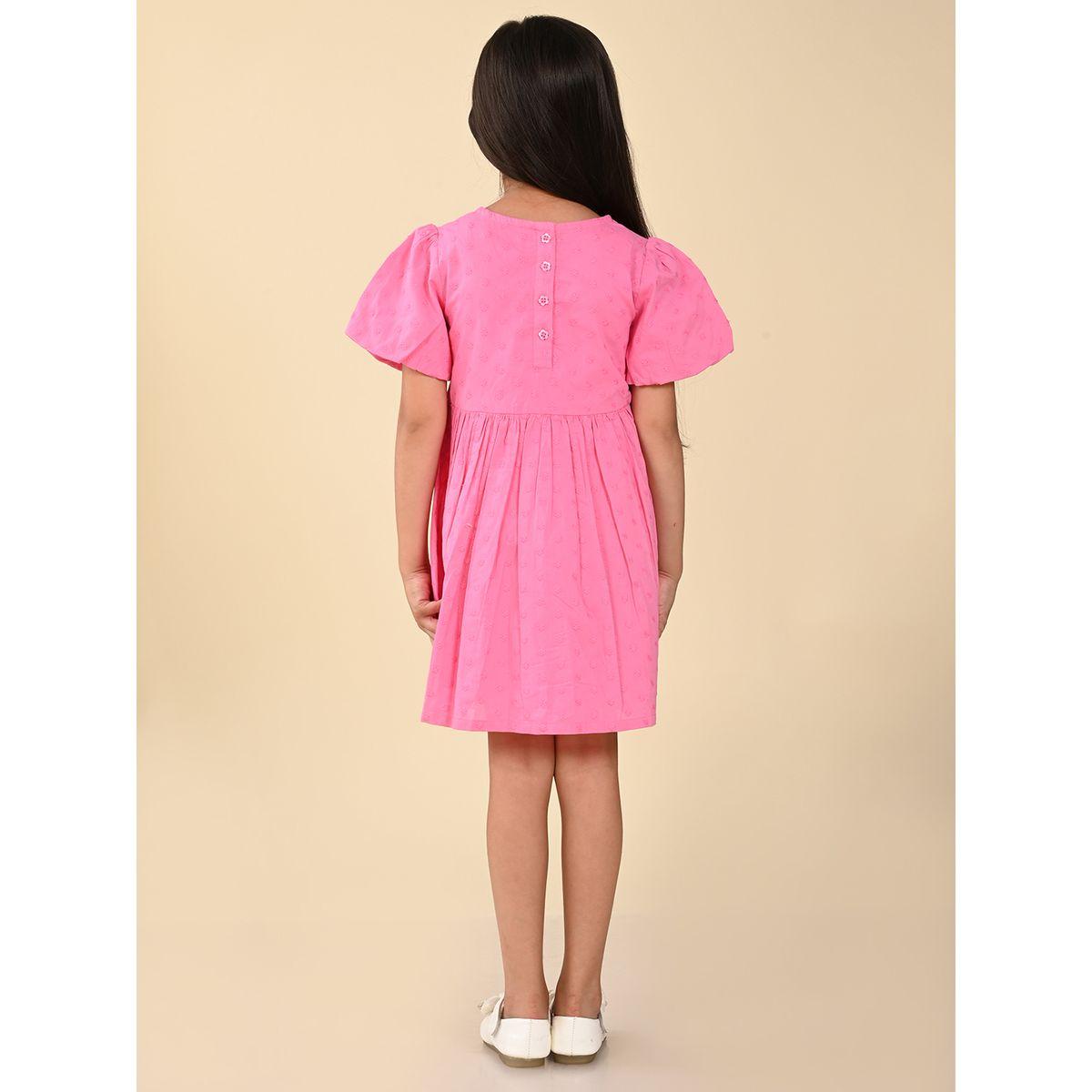 LilPicks X Styli  Floral Embroidered Bow Detail Dress-girls-clothing-dressesandjumpsuits-image-5