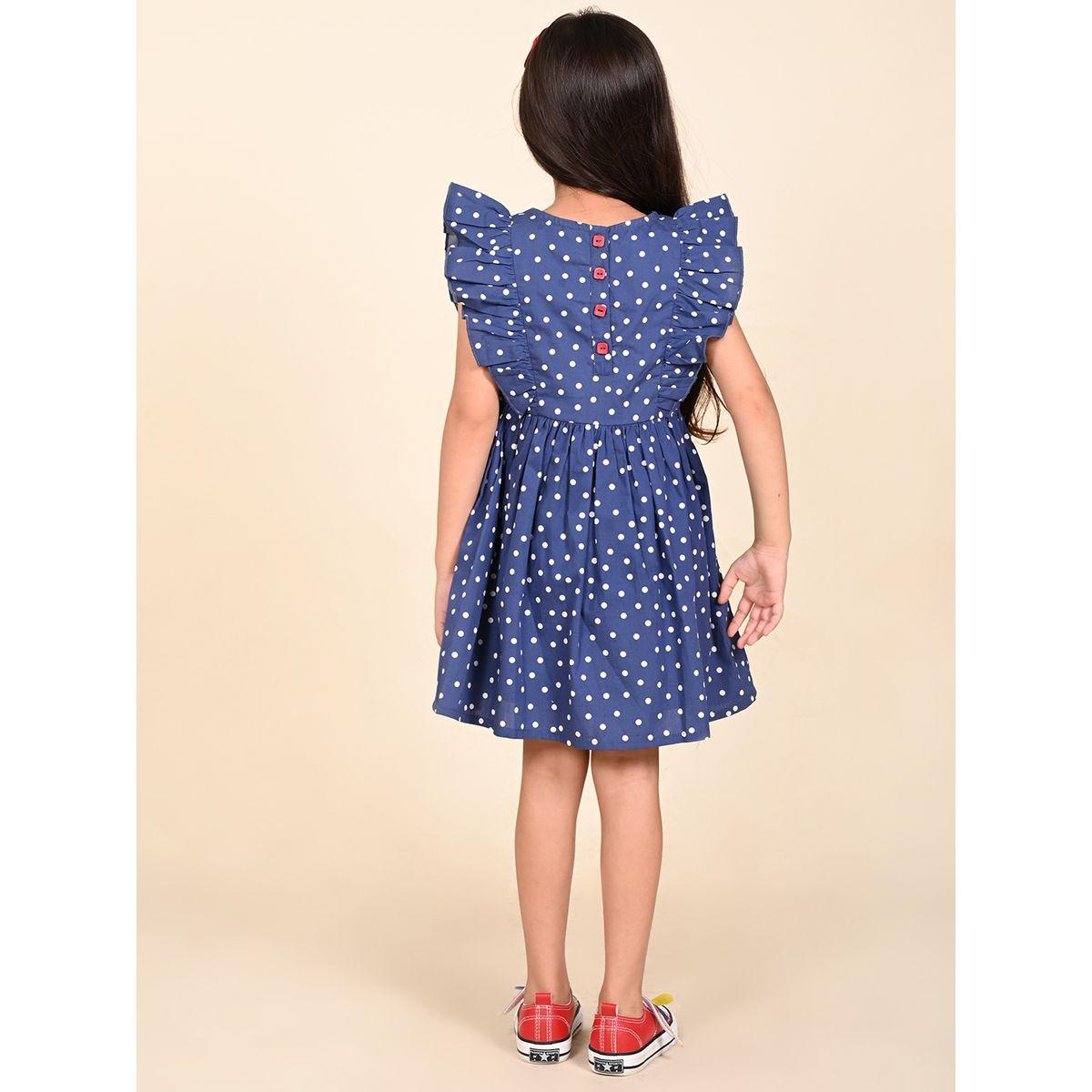 LilPicks X Styli  Polka Duck Print Casual Dress-girls-clothing-dressesandjumpsuits-image-4
