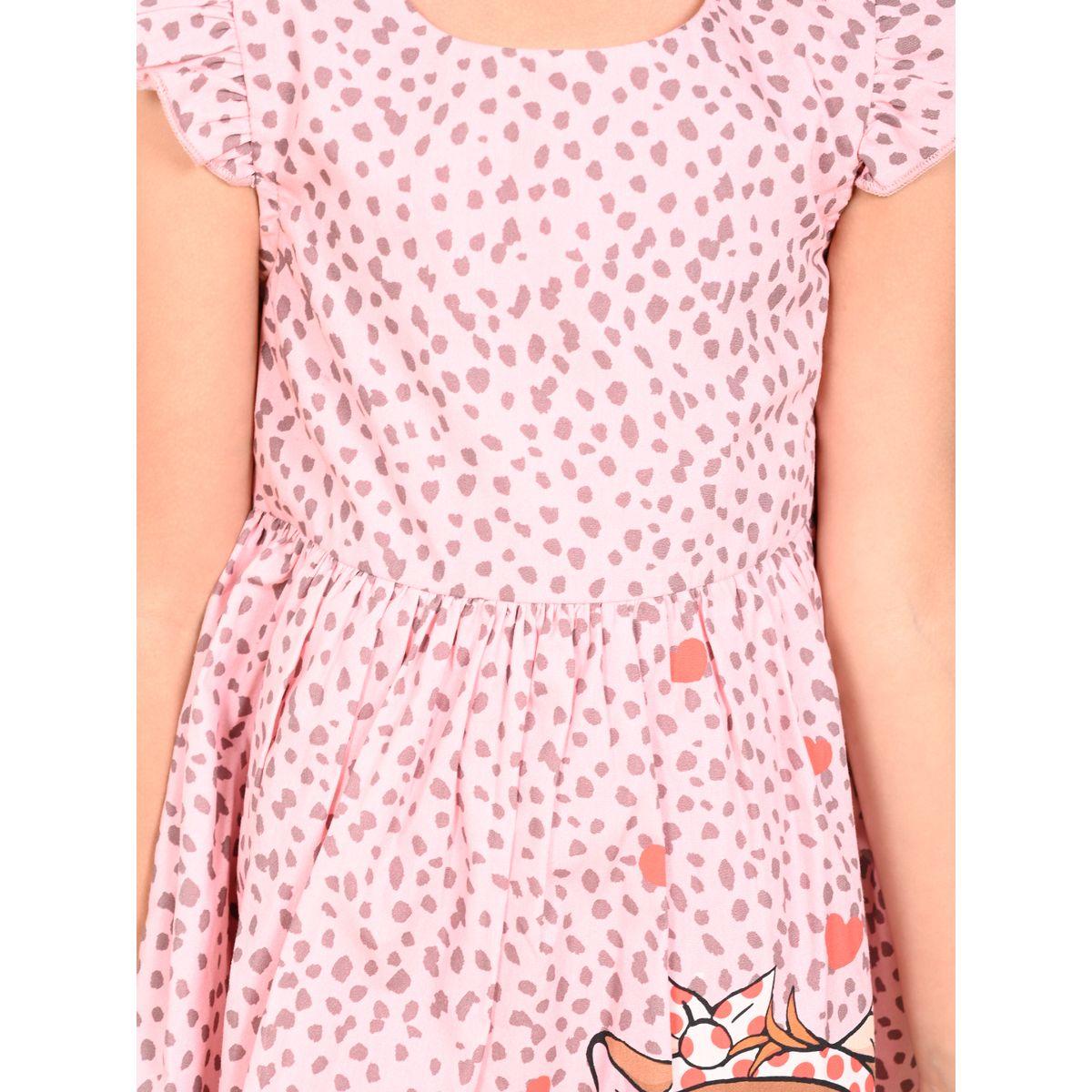 LilPicks X Styli  Donkey Spot Print Casual Dress-girls-clothing-dressesandjumpsuits-image-5