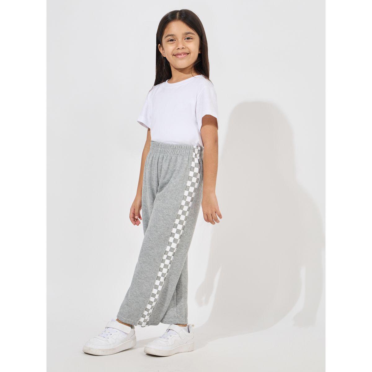 Styli Checkered Print Relaxed Fit Joggers-girls-clothing-bottoms-joggersandtrackpants-image-2