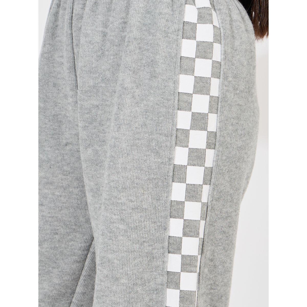 Styli Checkered Print Relaxed Fit Joggers-girls-clothing-bottoms-joggersandtrackpants-image-3