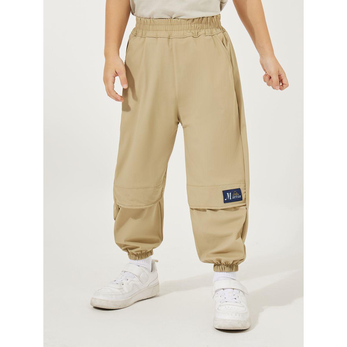 Styli Patch Detail Cuffed Joggers-boys-clothing-bottoms-joggersandtrackpants-image-1