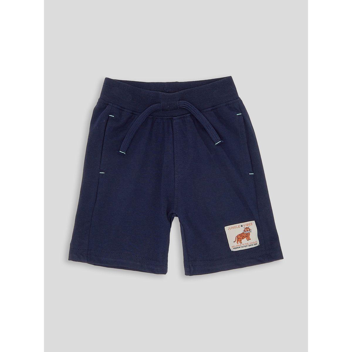 Victor and Jane X Styli  Patch Detail Printed T-Shirt & Shorts Set-boys-clothing-setsandcoords-image-4