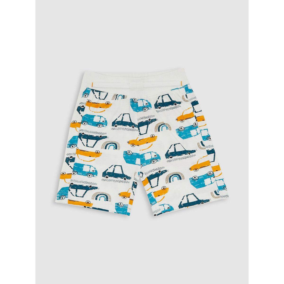 Victor and Jane X Styli  Car Graphic T-Shirt & Shorts Set-boys-clothing-setsandcoords-image-4