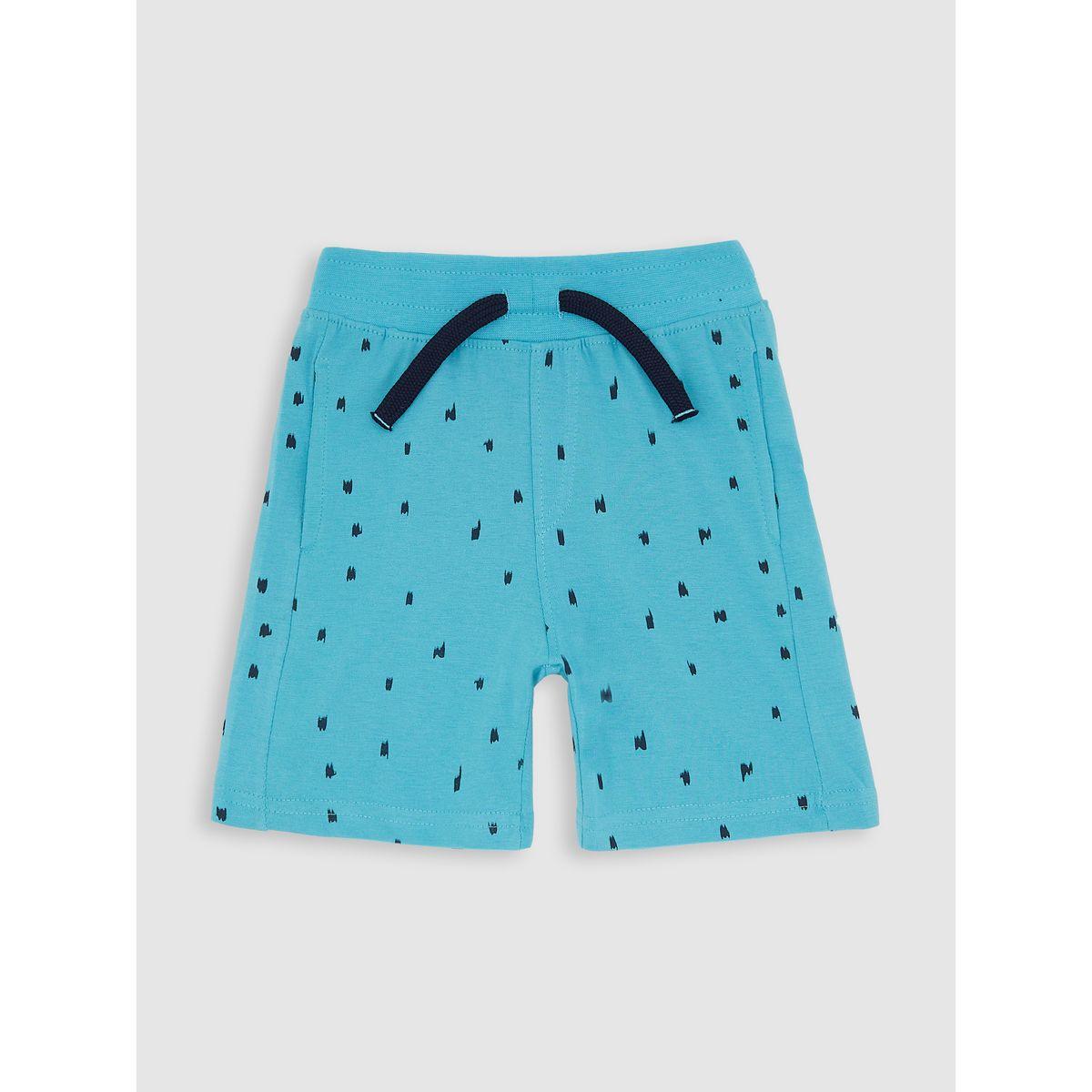 Victor and Jane X Styli  Ditsy Print Round Neck T-Shirt & Shorts Set-boys-clothing-setsandcoords-image-4