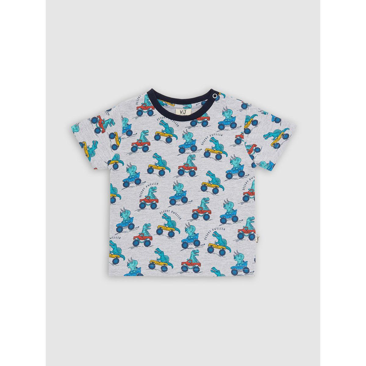 Victor and Jane X Styli  All Over Print T-Shirt & Shorts Set-boys-clothing-setsandcoords-image-3