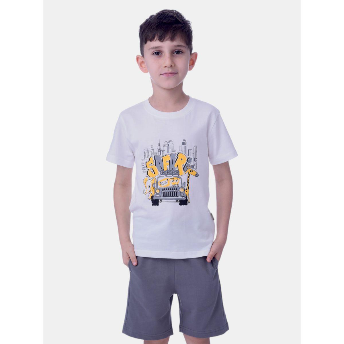 Victor and Jane X Styli  Safari Graphic T-Shirt & Shorts Set-boys-clothing-setsandcoords-image-2