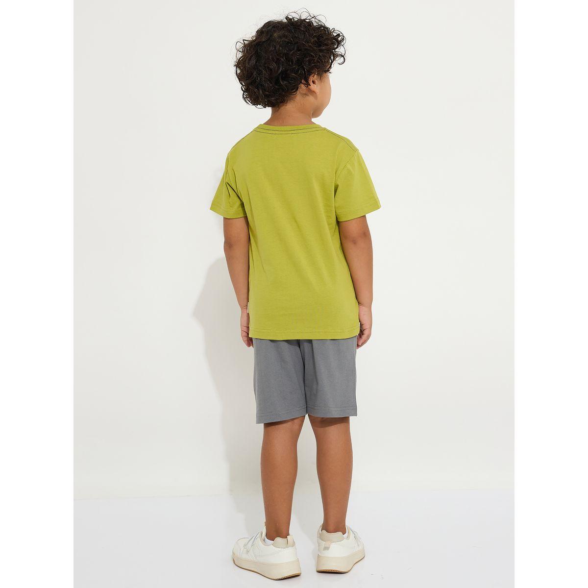 Victor and Jane X Styli  Camping Time Graphic T-Shirt & Shorts Set-boys-clothing-setsandcoords-image-2