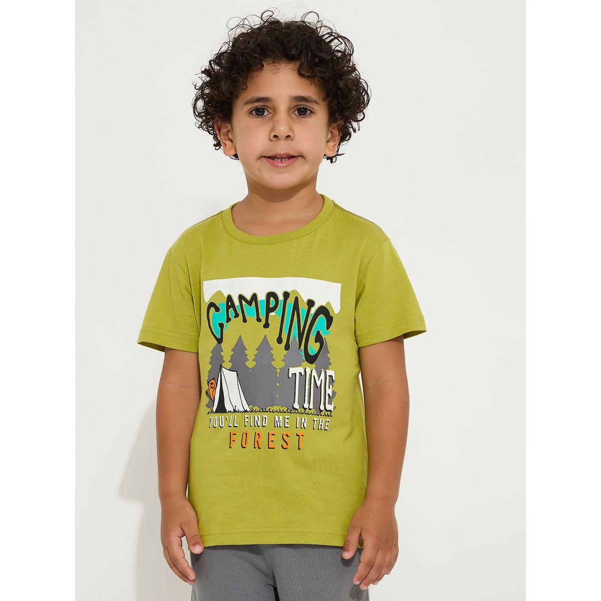 Victor and Jane X Styli  Camping Time Graphic T-Shirt & Shorts Set-boys-clothing-setsandcoords-image-4
