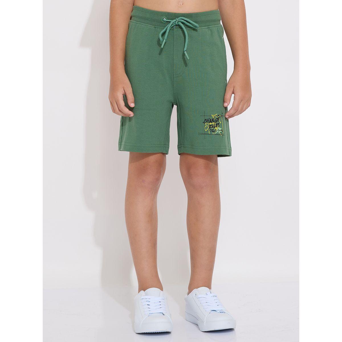 Victor and Jane X Styli  Slogan Print Cotton T-Shirt & Shorts Set-boys-clothing-setsandcoords-image-4