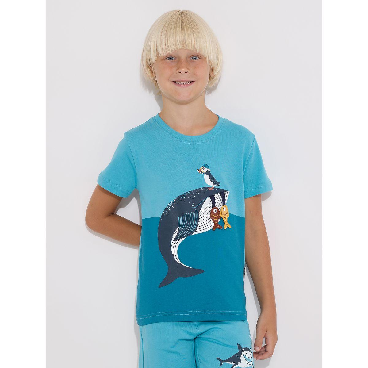 مجموعة من شورت وتيشيرت بطبعة جرافيك فيكتور آند جين × ستايلي-boys-clothing-setsandcoords-image-4