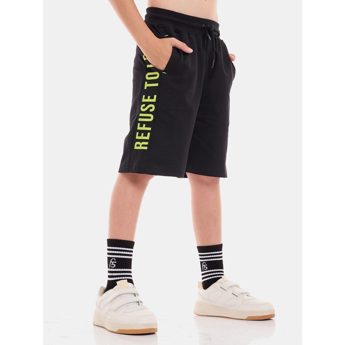 Victor and Jane X Styli  Graphic Print Cotton T-Shirt & Shorts Set-boys-clothing-setsandcoords-image-4