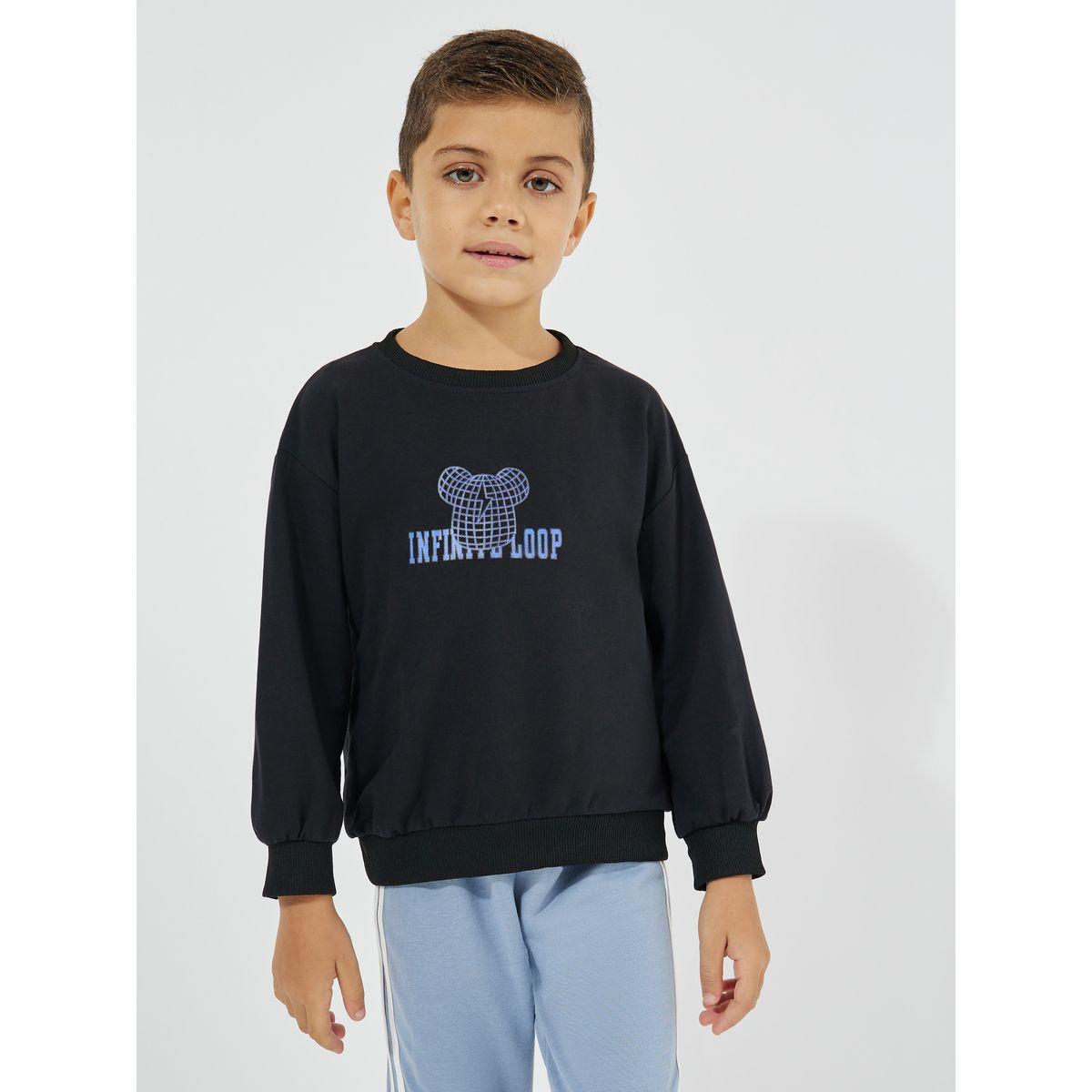 Styli Front Graphic Print Lightweight Sweatshirt-boys-clothing-winterwear-sweatshirts-image-1