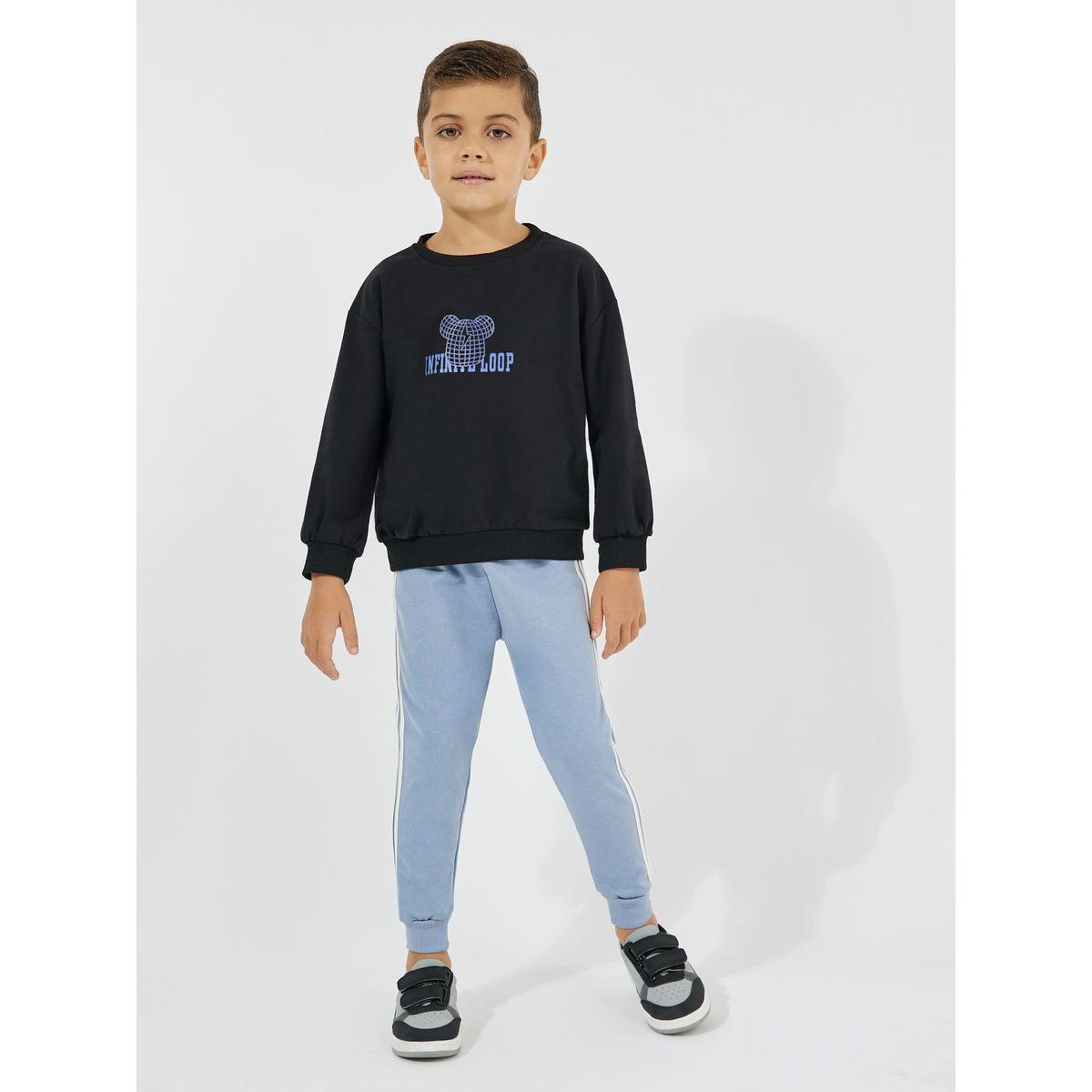 Styli Front Graphic Print Lightweight Sweatshirt-boys-clothing-winterwear-sweatshirts-image-3