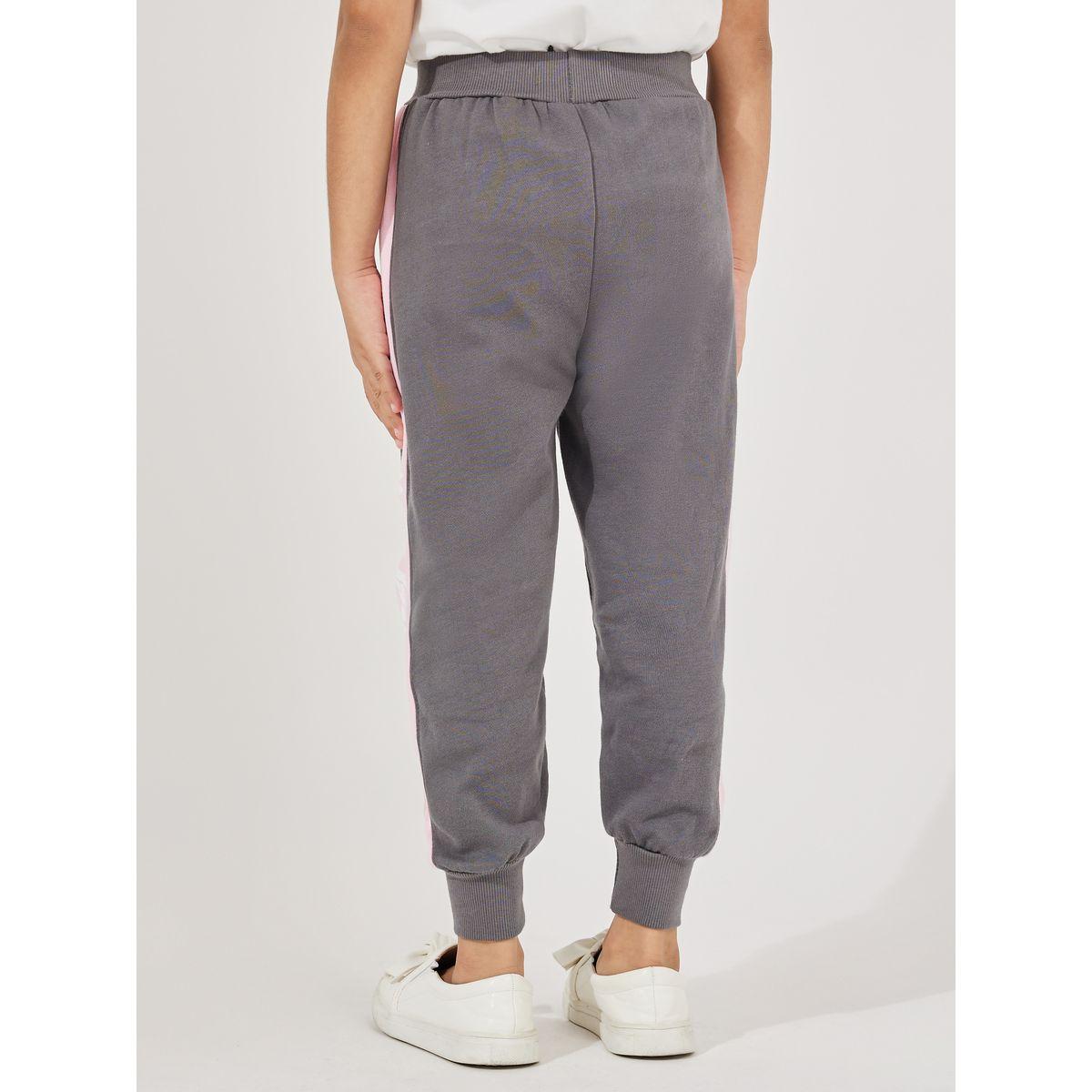 Styli Contrast Tape Printed Joggers-girls-clothing-bottoms-joggersandtrackpants-image-4